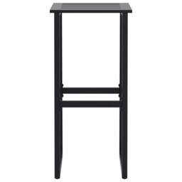 Berkfield Home 9 Piece Garden Bar Set Black Powder-coated Steel - thumbnail 6
