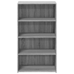 Berkfield Home Highboard Grey Sonoma 70x41x124 cm Engineered Wood - Size: 70 x 41 x 124 cm - thumbnail 4