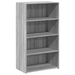 Berkfield Home Highboard Grey Sonoma 70x41x124 cm Engineered Wood - Size: 70 x 41 x 124 cm - thumbnail 2