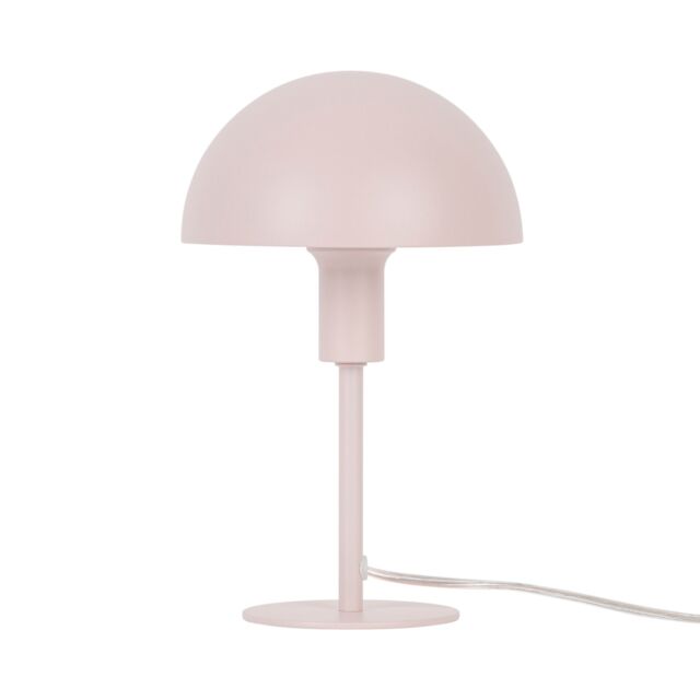 Nordlux Modern Indoor Table Lamp Pink Metal E14 Dome Shade - Mains Powered, IP20 - image 1