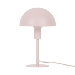 Nordlux Ellen Table Lamp Dusty Rose Metal Bedroom E14 Switch in Pink