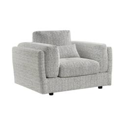 Furnishings For Less UK Bali Modern 3 + 2 Sofa Suite Chenille Fabric Grey - thumbnail 7