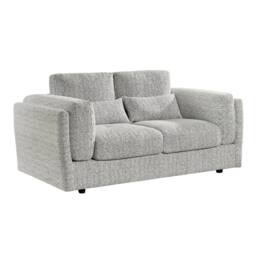 Furnishings For Less UK Bali Modern 3 + 2 Sofa Suite Chenille Fabric Grey - thumbnail 3