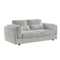 Furnishings For Less UK Bali Modern 3 + 2 Sofa Suite Chenille Fabric Grey - thumbnail 6