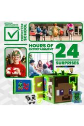 Minecraft Kids Cube Advent Calendar 24 Doors - thumbnail 3