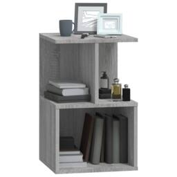 Berkfield Home Bedside Cabinet Grey Sonoma 35x35x55 cm Engineered Wood - Size: 35 x 35 x 55 cm - thumbnail 4