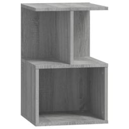 Berkfield Home Bedside Cabinet Grey Sonoma 35x35x55 cm Engineered Wood - Size: 35 x 35 x 55 cm - thumbnail 1