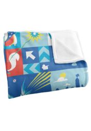 Warner Brothers Dc League Of Super Pets Officially Licensed Silky Touch Super Soft Throw Blanket 152 x 127 cm in White - thumbnail 3