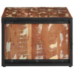 Berkfield Home Sturdy Coffee Table Multicolour 90x50x36 cm Solid Wood Reclaimed - Size: 90 x 50 x 36 cm - thumbnail 6