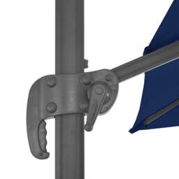 Berkfield Home Elegant Cantilever Umbrella with Aluminium Pole 3x3 m Azure Blue - thumbnail 7