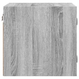Berkfield Home Bedside Cabinets with Glass Doors 2 pcs Grey Sonoma 35x37x35 cm - Size: 35 x 37 x 35 cm - thumbnail 8