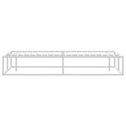 Berkfield Home Bed Frame without Mattress White 180x200 cm Super King Metal - thumbnail 6
