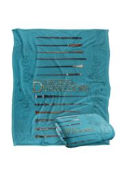 Warner Brothers Fantastic Beasts The Secrets Of Dumbledore Officially Licensed Silky Touch Super Soft Throw Blanket 152 x 127 cm in White - thumbnail 2
