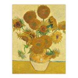 Artery8 Vincent van Gogh Framed Wall Art Sunflowers 1888 Floral Painting in Yellow - Size: A4 - thumbnail 3