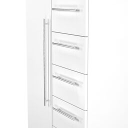 Ready Assembled 2 U Carlton 1 Door 5 Drawer Kids Robe (Ready Assembled) in White - Size: Large - thumbnail 5