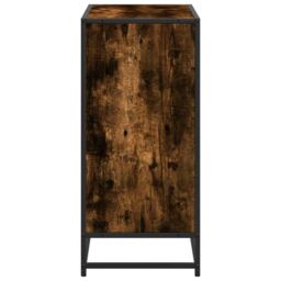 Berkfield Home Book Cabinet Smoked Oak 80.5x35x76 cm Engineered Wood in Brown - thumbnail 5