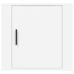 Berkfield Home Wall-mounted Bedside Cabinets 2 pcs White 50x30x47 cm - Size: 50 x 30 x 47 cm - thumbnail 6