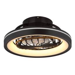 Netlighting Deanne Ceiling Fan Black 1x RGB LED Dimmable 2700-6500K Remote - thumbnail 5