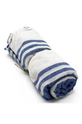 KDMD Ocean Blue Hamman Spa Towel 90x170cm - Soft, Absorbent Cotton Blend in White - Size: 90x170 cm - thumbnail 3
