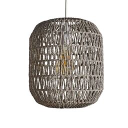ValueLights Cabral Rope Grey Ceiling Light Pendant