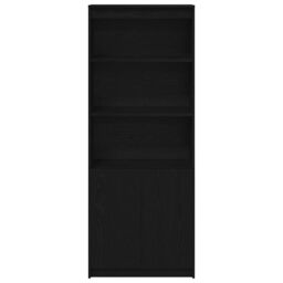 Berkfield Home Highboard Black Oak 70x35x180 cm Engineered Wood - Size: 70 x 35 x 180 cm - thumbnail 6