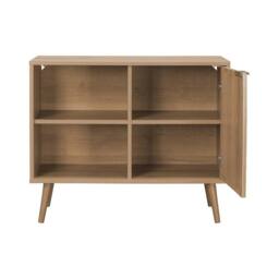 sweeek 80cm wood & rounded cane rattan sideboard in Beige - thumbnail 7