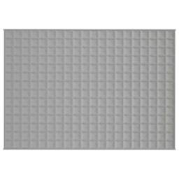 Berkfield Home Weighted Blanket Grey 138x200 cm Single 6 kg Fabric - thumbnail 1
