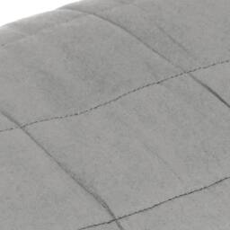 Berkfield Home Weighted Blanket Grey 138x200 cm Single 6 kg Fabric - thumbnail 4
