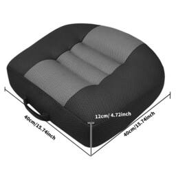 SPETLEK Adult Car Booster Seat Cushion in Black - thumbnail 2