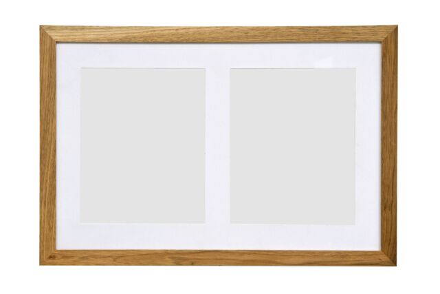 Orsina Walnut Wood 2 of 8 x 10 Collage Photo Frame in Natural - image 1
