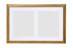Orsina Walnut Wood 2 of 8 x 10 Collage Photo Frame in Natural - thumbnail 1