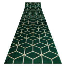 RugsX Exclusive Emerald Runner in Green - Size: 80 cm x 140 cm - thumbnail 1