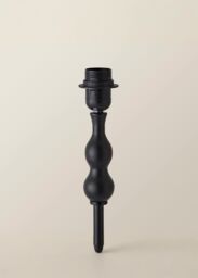 ValueLights Maggie Metal Candlestick Slim Floor Lamp Base in Black - thumbnail 4