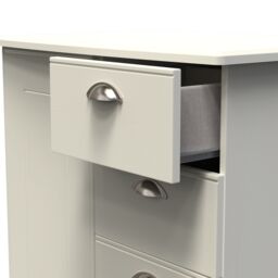 Ready Assembled 2 U Albert 1 Door 5 Drawer Childrens Wardrobe (Ready Assembled) in Cream - thumbnail 6