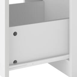 Levede 3 Lockable Drawers Wooden File Cabinet Modern Home Office Storage in White - thumbnail 6
