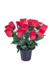 Homescapes Set of 3 Gypsophila Artificial Flowers in Grave Vases - thumbnail 2