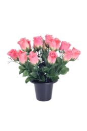 Homescapes Set of 3 Gypsophila Artificial Flowers in Grave Vases - thumbnail 4