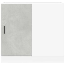 Berkfield Home Sink Base Cabinet Concrete Grey Engineered Wood - thumbnail 5