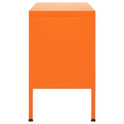 Berkfield Home TV Cabinet Orange 105x35x50 cm Steel - Size: 105 x 35 x 50 cm - thumbnail 4