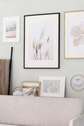 nielsen Skava A3 Wooden Picture Frame With A4 Mount & Glass Front in Black - thumbnail 3