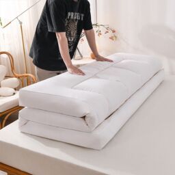 Hinsinc Cloud-Like white 10cm Deep Extra-Thick Premium Hotel-Quality Mattress Topper-M - thumbnail 3