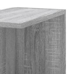 Berkfield Home Wall Corner Shelf Grey Sonoma 36.5x36.5x140 cm Engineered Wood - thumbnail 7