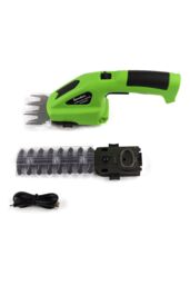 Groundlevel Hand Held Cordless Hedge Trimmer in Green - thumbnail 3