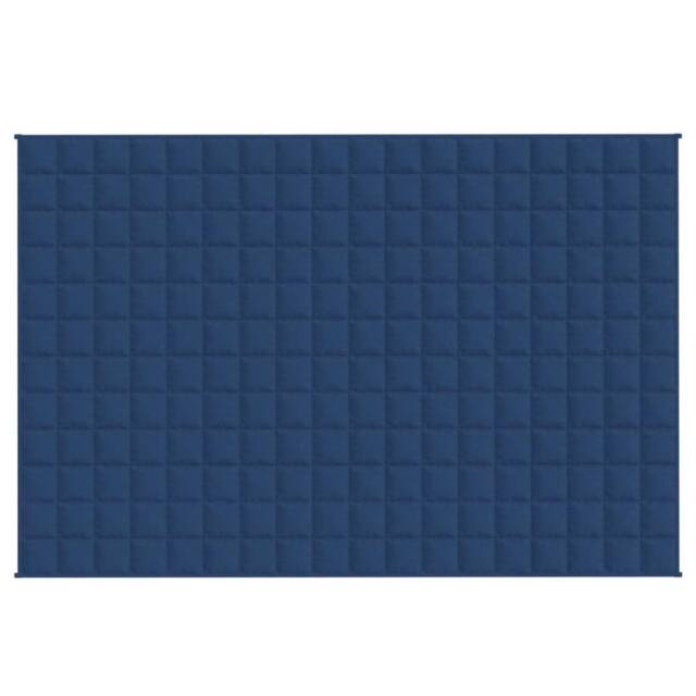 Berkfield Home Weighted Blanket Blue 120x180 cm 5 kg Fabric - image 1