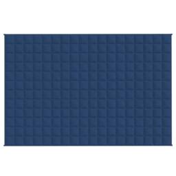 Berkfield Home Weighted Blanket Blue 120x180 cm 5 kg Fabric - thumbnail 1