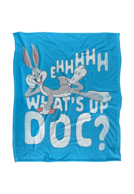 Warner Brothers Looney Tunes Officially Licensed Silky Touch Super Soft Throw Blanket 152 x 127 cm in White - image 1