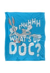 Warner Brothers Looney Tunes Officially Licensed Silky Touch Super Soft Throw Blanket 152 x 127 cm in White - thumbnail 1