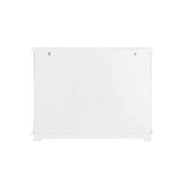 SoBuy White Glass-Door Sideboard Farmhouse - thumbnail 3