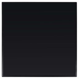 Berkfield Home Table Top Tempered Glass Square 700x700 mm in Black