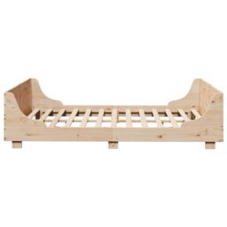 Berkfield Home Bed Frame without Mattress 120x200 cm Solid Wood Pine in Brown - Size: Small Double - thumbnail 5